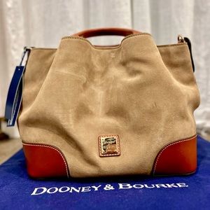 NWT Dooney & Bourke Brenna Suede Bag